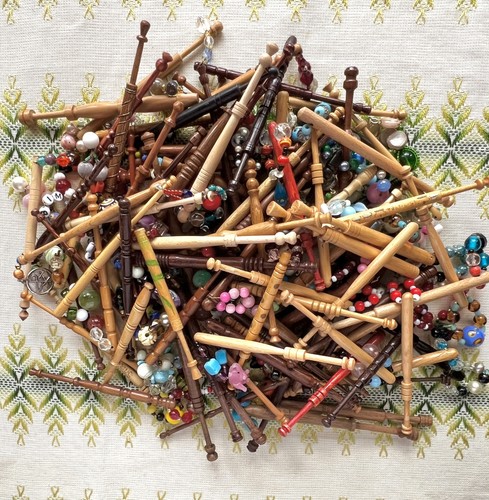 Lace bobbins bumper batch - bobbins.,