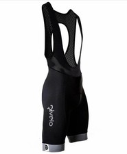 Rivelo Mens Honister Bib Shorts (Black/Charcoal) Medium