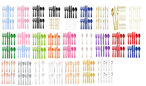 Assorted reusable cutlery set - assorted,