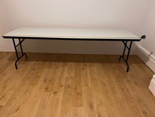 8ft Folding Table Heavy Duty. 106 in x 30 in. Colour - Grey 