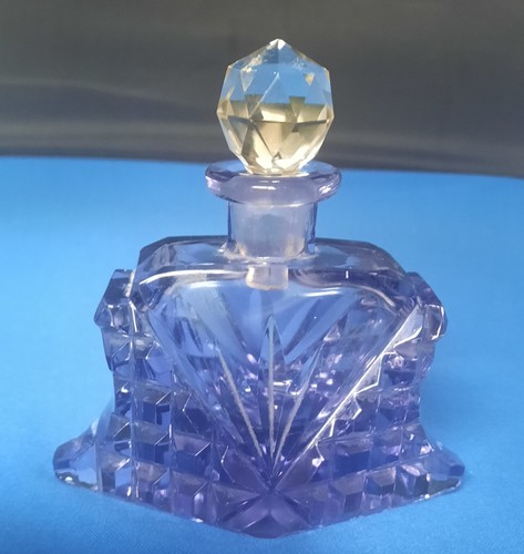 Czech art deco amethyst blue - art,