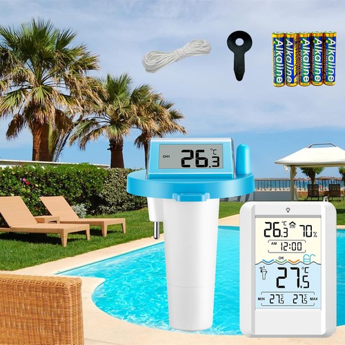 Solar pool thermometer - solar,