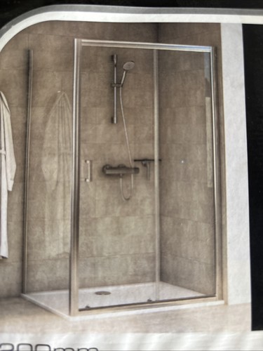 Sliding shower door - sliding, 1200mm