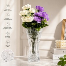 Crystal Clear Glass Flower