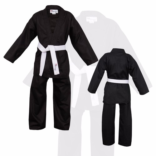 Children karate suit black - children's,