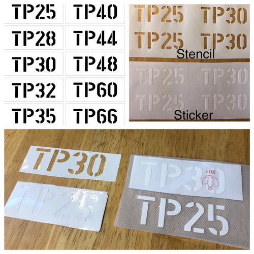 Tyre pressure stencil - pressure,
