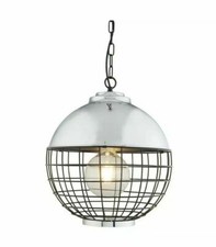Pagazzi PG14757 Kruger Pendant Ceiling Light Polished Chrome Dimmable Lighting