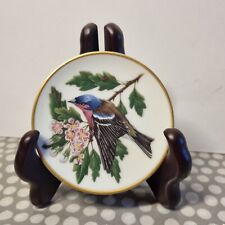 Franklin Porcelain 1981 Mini Plate.  Songbirds of the World. "Chaffinch"