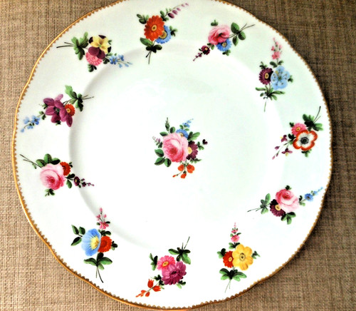 Nantgarw porcelain plate - nantgarw,