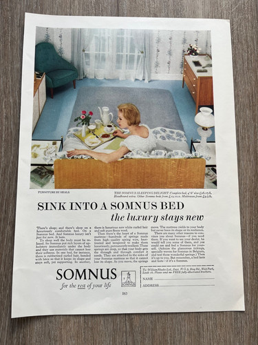 Large colour double - double, advert