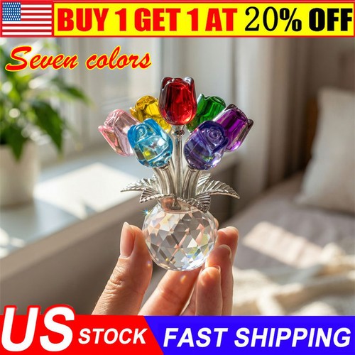 2026 crystal colorful rose - crystal,