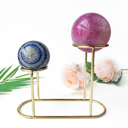 Glass ball stand - glass,