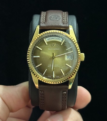 Bucherer weekday vintage - vintage, 1960s