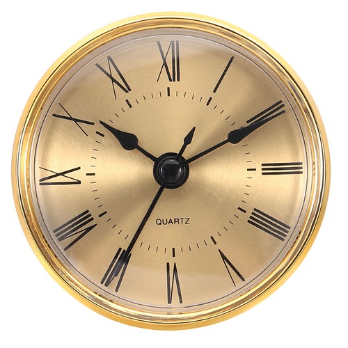 Inch gold quartz clock - 2.8,