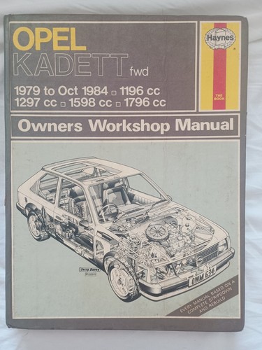 Haynes opel kadett - haynes, workshop