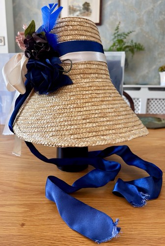 Regency style poke bonnet - style,