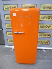 Smeg fridge orange - fridge, fab28ror6