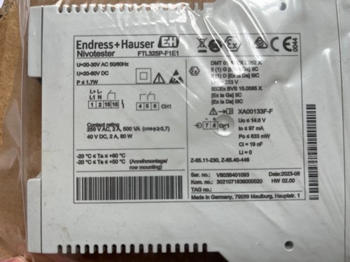 Endress hauser ftl325p - endress+hauser,