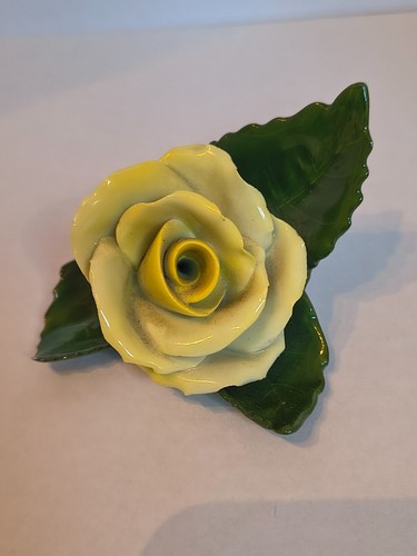 Herend porcelain rose - herend,
