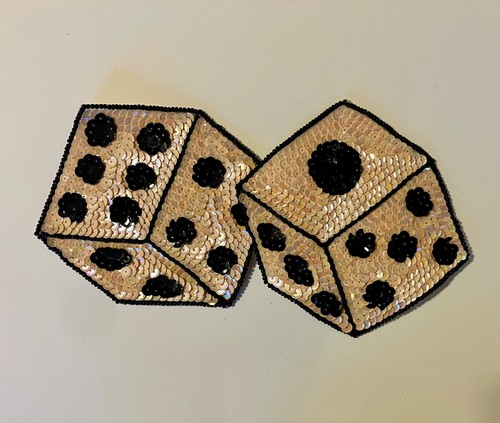 Vintage sequin motif - sequin, applique