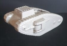 WW1 British Crested China Large MK IV Tank by Arcadian with Bath Crest