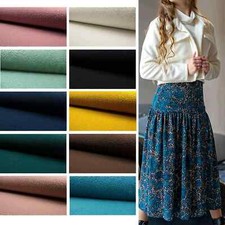 Boucle Luxury Knitted Curled Soft Sheep Wool Feel Jersey Fabric Material