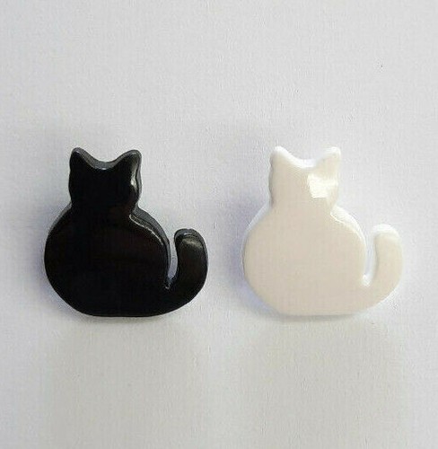 Cat button shank - , 20mm