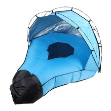 Inflatable Lounger Air Sofa With Sun Shade Multipurpose Inflatable Couch Chair