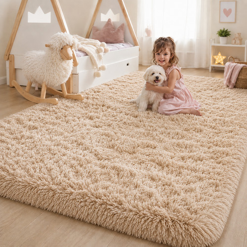 Thick large shaggy rugs - rugs, non