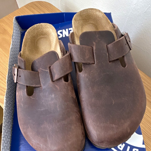 Birkenstock boston brown - birkenstock,