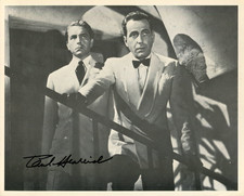 Paul Henreid Casablanca Rare Signed Autograph Photo With Humphrey Bogart