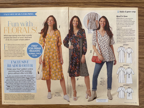Prima sewing pattern - sewing,
