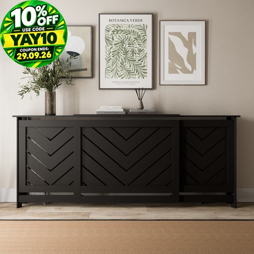 Radiator cover black - cover,