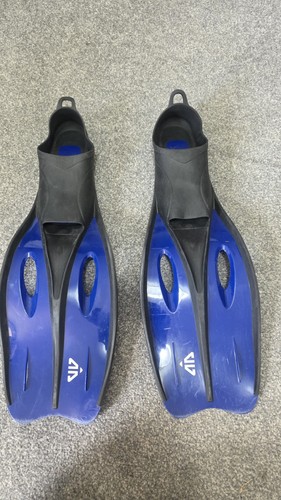 Blue diving fins flippers - fins,