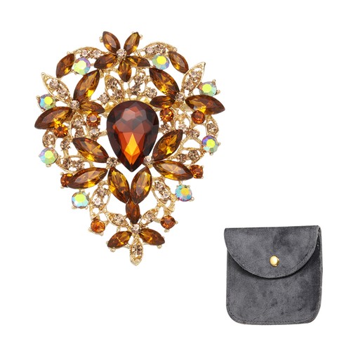 Vintage crystal rhinestone - crystal,