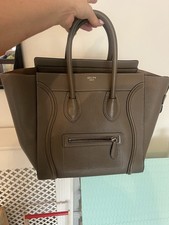 CELINE Luggage Suede Interior
