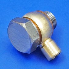 Banjo union - 3/8" BSP thread bolt, solder socket for 3/8" OD pipe