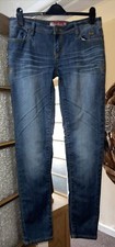 Apple bottom faded navy blueretro straight leg Size 9/10 Leg 31” Waist 34” Aprox