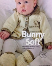 Modern Baby Bunny Rabbit Themed Layette DK KNITTING PATTERN 0-12mths (17-20")