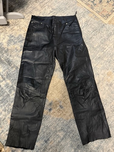 Leather pants - leather,