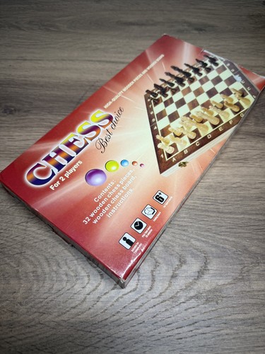 Wooden folding chess - wooden, set