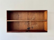 Upcycled Oak and Mahogany Wall Shelf