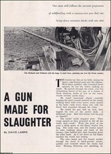 A GUN MADE FOR SLAUGHTER : THE