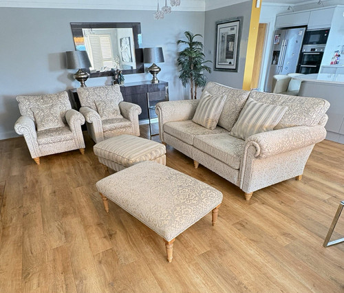 Duresta beige fabric sofa - duresta,