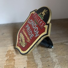 Beer pump clip badge FULLER'S LONDON PRIDE real ale solid plastic with clips