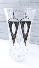 Large Art Deco Style Earrings