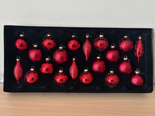 Set glass baubles - 2x,
