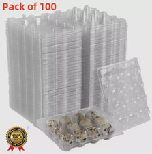 100 x quail egg box boxes