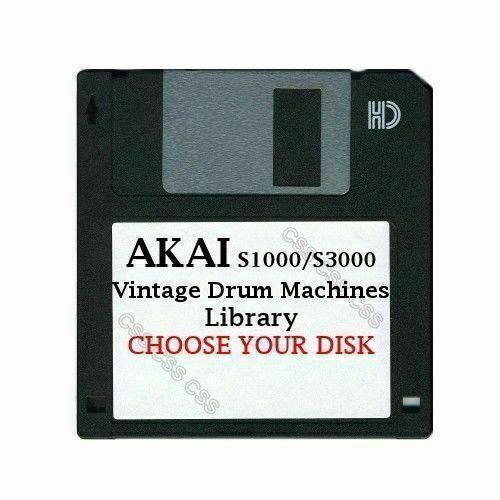 Akai s1000 s3000 floppy disk - akai,