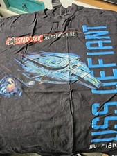 USS Defiant Deep Space 9 Star Trek T Shirt XL